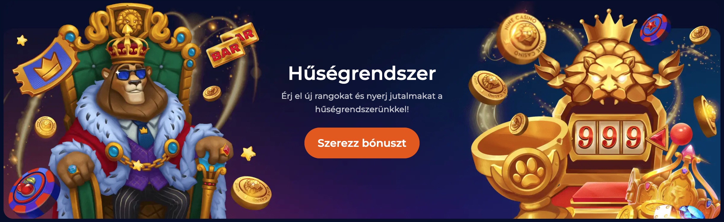 NIne Casino Hűségrendszer